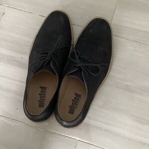 Unlisted by Kenneth Cole Black Derby Shoes